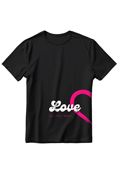 EZG Business Unisex Oversize T-Shirt - Με στάμπα Couple Love, 100% βαμβάκι, α...