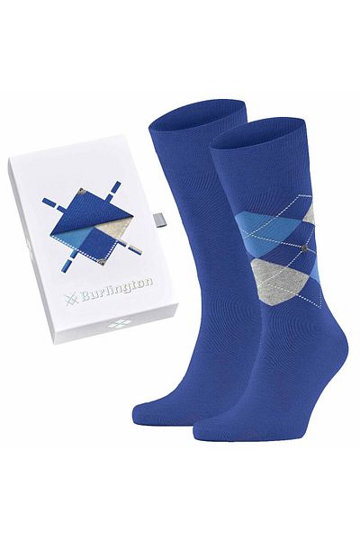 Burlington Herren Socken, 2er Pack - Geschenk-Box "Basic Gift Box" - Mixed 2-Pack, Baumwolle, One Si