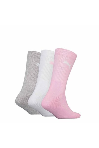 Puma Kinder Socken, 6er Pack - Sport Junior, Frottee-Sohle, Rippbündchen, Logo