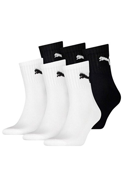 Puma Unisex Sportsocken, 6 Paar - Short Crew Socks, Tennissocken, einfarbig