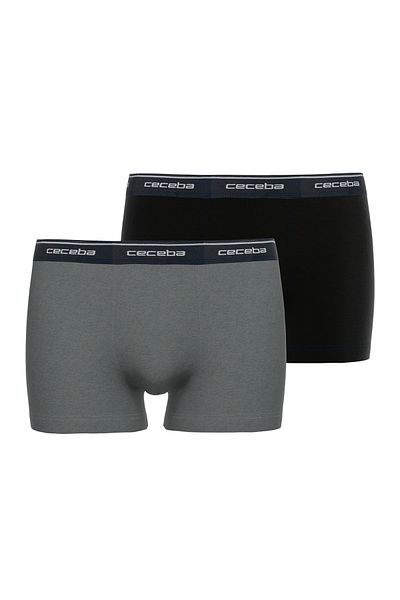 Ceceba Herren Shorts 4er Pack - Boxershorts, Pants, Basic, Cotton Stretch, einfarbig