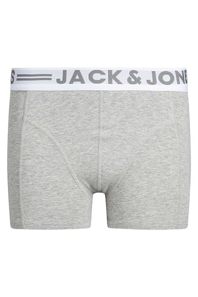 Jack & Jones JACK&JONES Jungen Boxershorts, 3er Pack - SENSE TRUNKS, Baumwoll-Stretch, Logobund