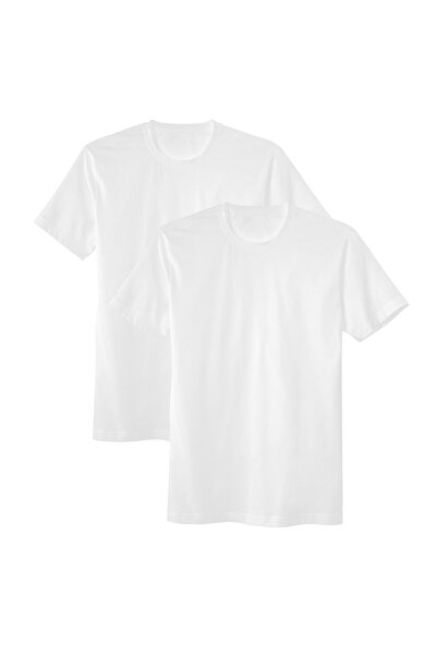 Calida Herren T-Shirt, 2er Pack - Natural Benefit, Rundhals-Ausschnitt, 100 %...