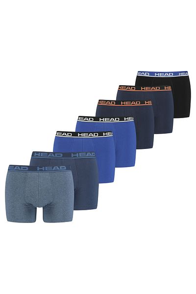 Head Herren Boxershorts, 7er Pack - Basic Boxer Trunks ECOM, Cotton Stretch
