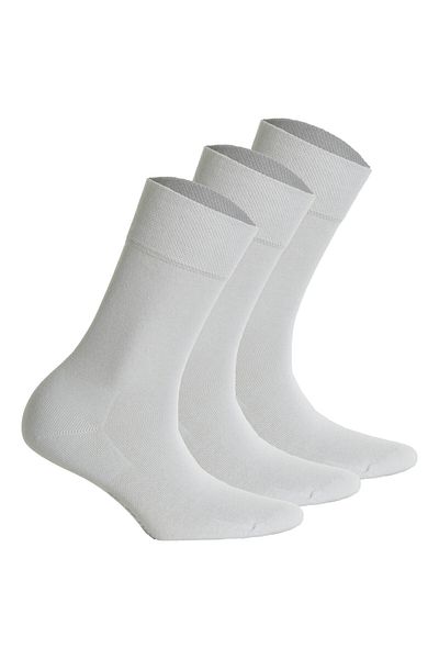 Hudson 3 Paar Damen Socken, Relax Cotton Strumpf, Komfortbund, Einfarbig