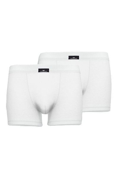 Götzburg GÖTZBURG Herren Boxershorts, 2er Pack - X-lastic, Unterwäsche, Unterhosen, Logo, einfarbig