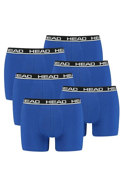 Head Herren Boxershort, 6er Pack - Basic, Baumwoll Stretch, einfarbig