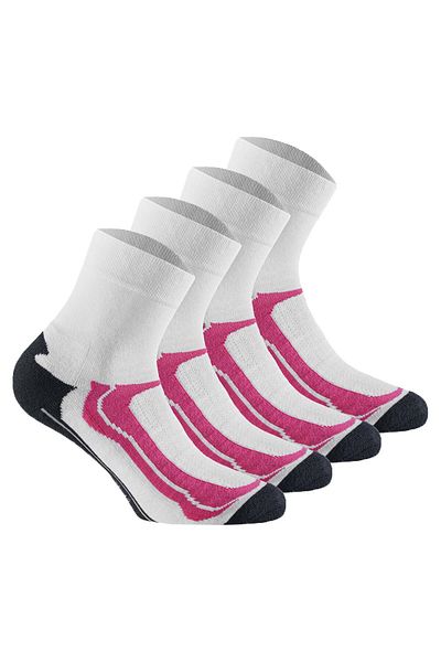 Rohner Basic Unisex Quarter-Socken, 4er Pack - Quarter Sport, Baumwoll-Mix