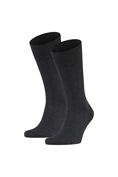 FALKE Herren Socken 2er Pack - Sensitive London, Strümpfe, Uni, Baumwollmischung