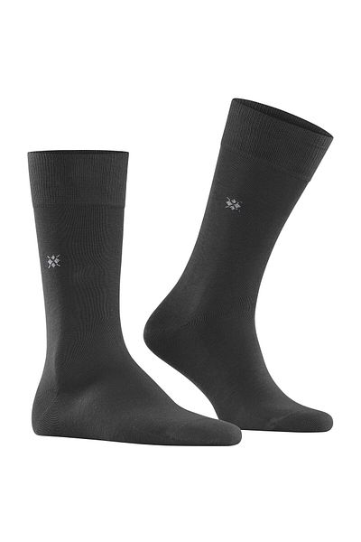Burlington Herren Socken 2er Pack - DUBLIN, Kurzstrumpf, Logo, One Size, einfarbig