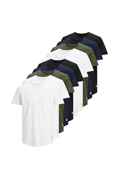 Jack & Jones JACK&JONES Herren T-Shirt, 10er Pack - JJENOA, kurzarm, Rundhals...