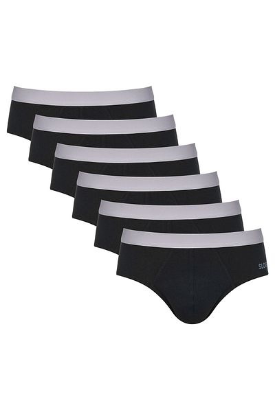 SLOGGI Herren Slips 6er Pack - Brief GO ABC 2.0, Unterhosen, Baumwolle