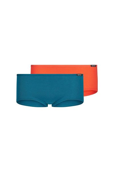 Skiny Mädchen Pants, 2er Pack - Boyleg Shorty, Unterhose, Cotton Stretch