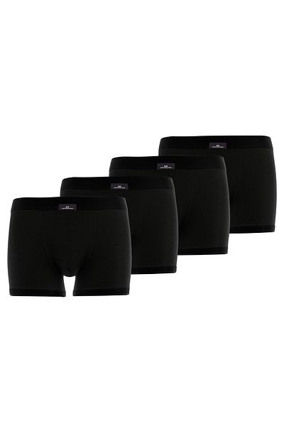 Götzburg GÖTZBURG Herren Boxershorts, 4er Pack - X-lastic, Unterwäsche, Unterhosen, Logo, einfarbig