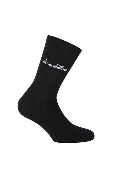 Diadora Unisex Socken, 12er Pack - Sportsocken, Baumwolle, Logo, einfarbig