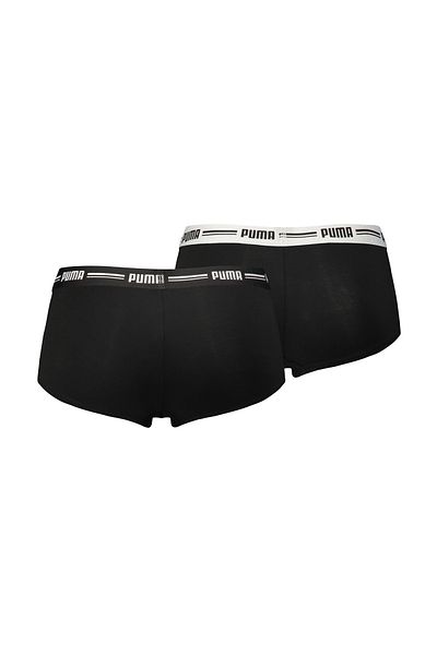 Puma Damen Mini Shorts - Iconic, Soft Cotton Modal Stretch, 4er Pack