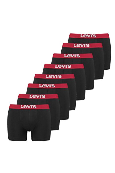 Levi's Herren Boxershorts, 8er Pack - Solid Basic Boxer Brief ECOM, Organic