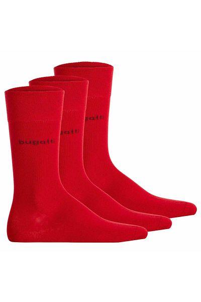 BUGATTI Herren Socken, 3er Pack - Socks Soft Cotton Uni Basic