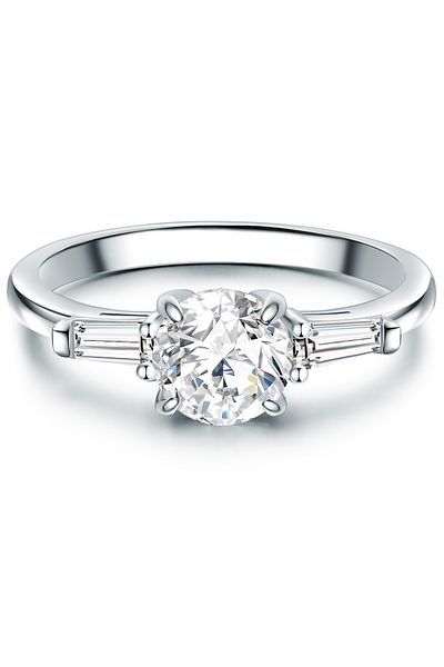 Trilani Silberring Ring Sterling Silber Zirkonia weiß