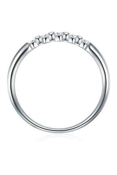 Trilani Silberring Ring Sterling Silber Zirkonia weiß
