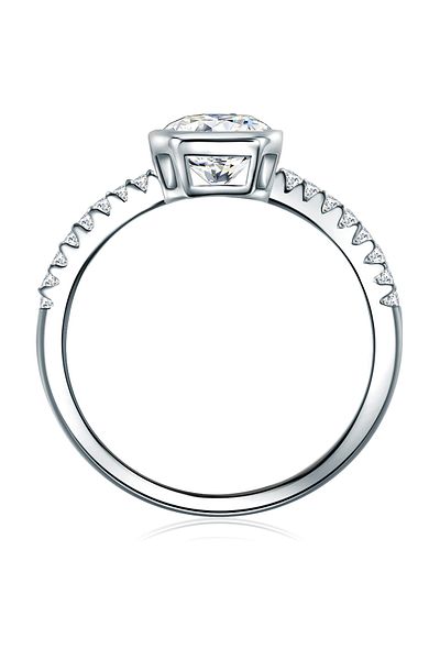 Trilani Silberring Ring Sterling Silber Zirkonia weiß