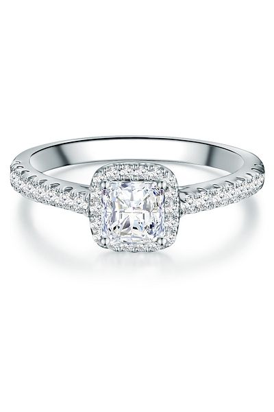 Trilani Silberring Ring Sterling Silber Zirkonia weiß
