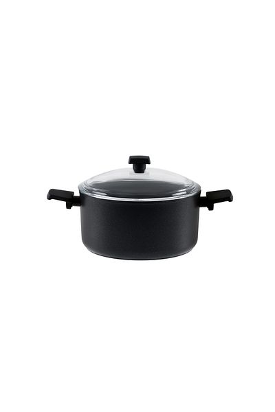 Madame Coco Titanium Professional Deep Pot - Black - 22 cm