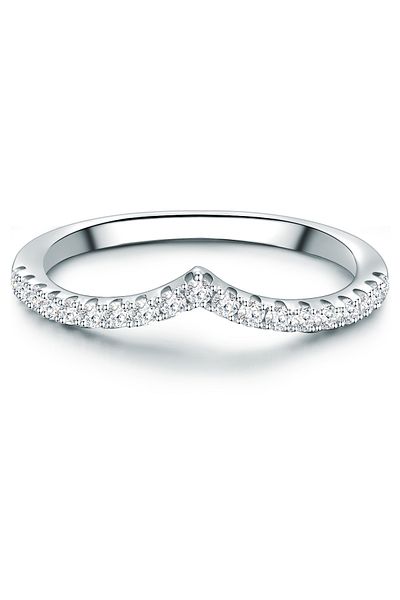 Trilani Silberring Ring Sterling Silber Zirkonia weiß