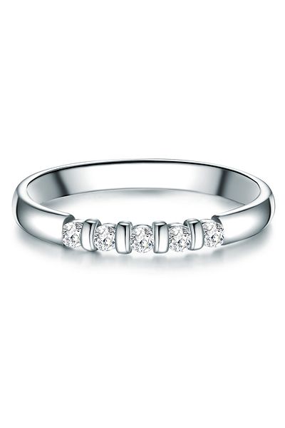 Trilani Silberring Ring Sterling Silber Zirkonia weiß