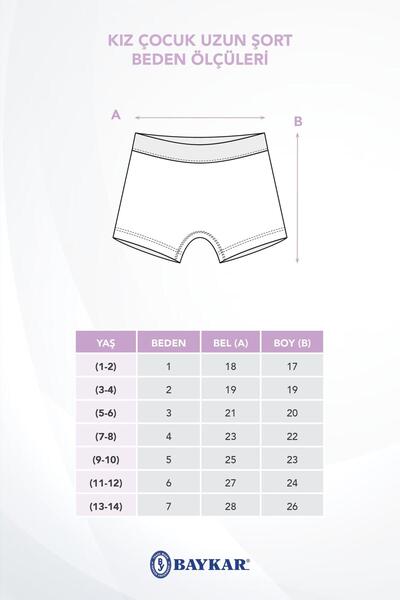 BAYKAR Girls - Cotton and Lycra Skin Color Plain Boxer Shorts 3 Pack