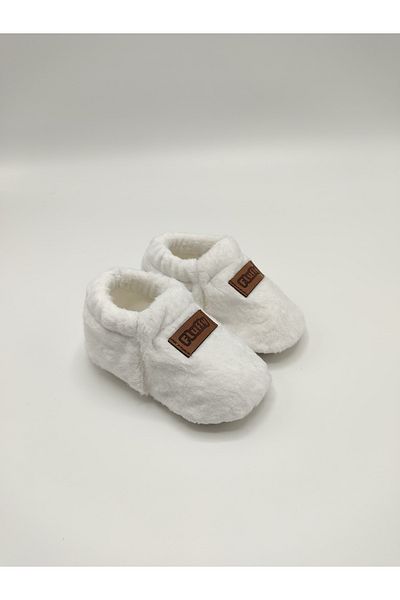 fluffy Baby, Velvet, Elastic, Non-Slip Leather, Pre-Walking Home Shoes