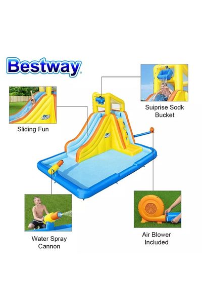 BESTWAY Beachfront Water Park Bonanza Mega 4.48M X 3.11M X 2.66M 26-53349