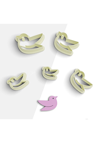 brocutters قالب قطع من طين البوليمر على شكل طائر، قالب حلق، قالب مجوهرات، قاط...