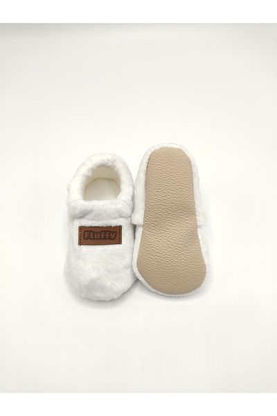 fluffy Baby, Velvet, Elastic, Non-Slip Leather, Pre-Walking Home Shoes