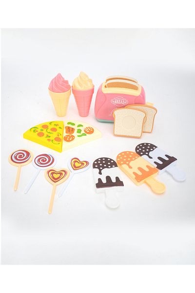 Fab N Funky Children's Kitchen Play Set - 15pcs Interactive Toy Age 3+, Enhances Sensory Skills