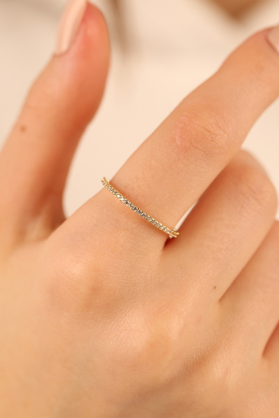 Çgk Çiğdem Gürel Kuyumculuk Tamtur Çıtır Altın Yüzük