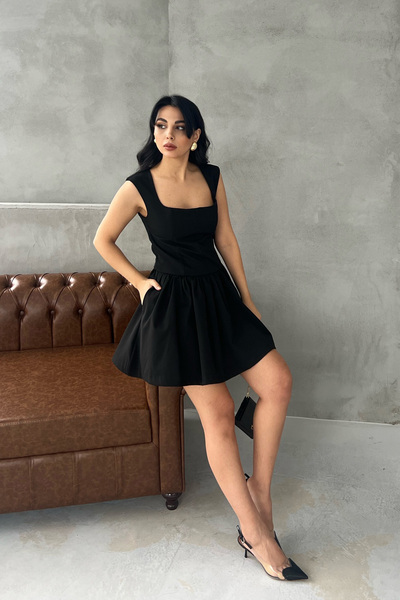 Seda Yalçın Atelier Volaren Black Balloon Dress