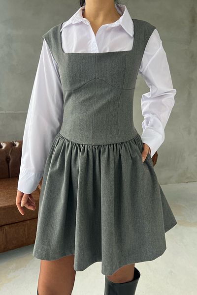 Seda Yalçın Atelier Volaren Gray Balloon Dress