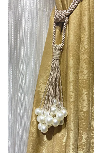 Helezoni Premium Pearl Curtain Accessory - Bracelet Corner, 1 Pcs