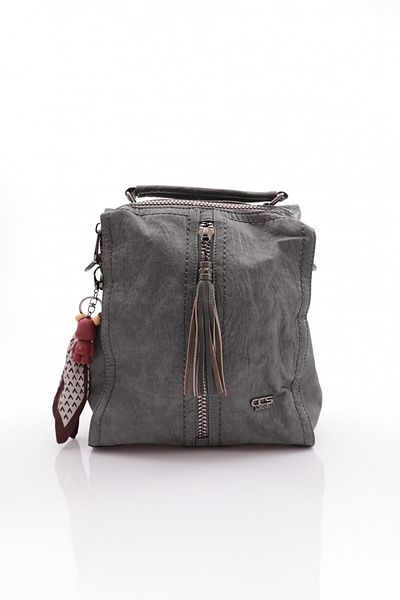 ÇÇS 17390 Women's Washed Leather Mascot Handbag