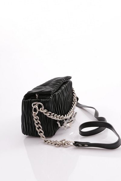 ÇÇS Ççs 17386 Women's Shoulder Bag - Chain and Letter Detail