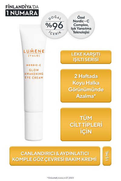 LUMENE Glow Awakening - Revitalizing and Brightening Eye Care Cream 15 ml