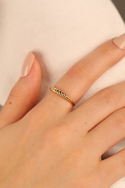 Çgk Çiğdem Gürel Kuyumculuk Çıtır Eklem Altın Yüzük