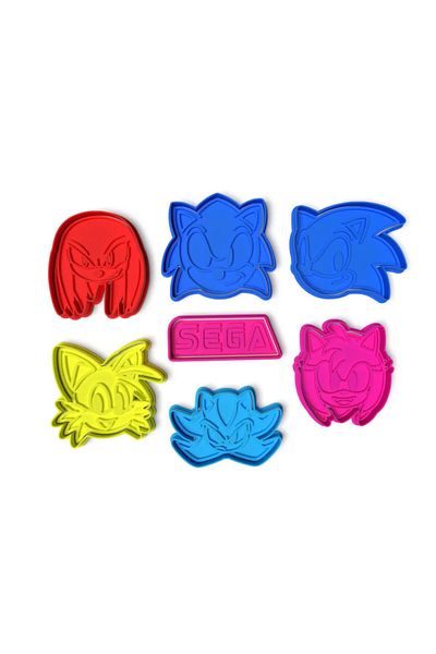 Miki & Miki Sonic Dough Cookie Mold 6 Pcs