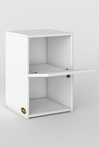 Kenzlife Komodin İzumi Byz 60*39*39 Komidin Kitaplık Ayakkabılık Kapaklı Arkalıklı