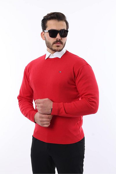 WOWA COMPANY Crew Neck Knitwear Sweater