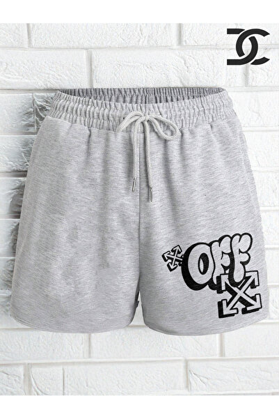 De Carte Graffiti Printed OFF Εποχιακά casual σορτς Βερμούδες - Relaxed Fit