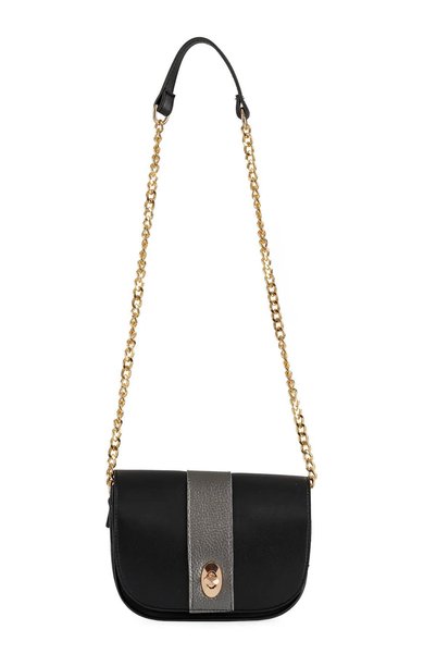GOYET Della Cross Chain Strap Lock Cover Model Arm and Shoulder Bag GY012