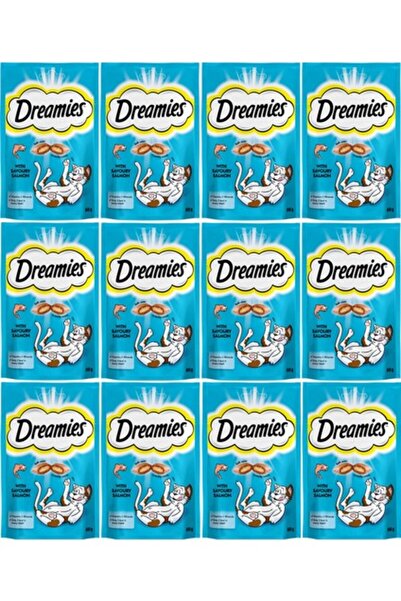 Dreamies Kedi Ödül Maması Somonlu 60 gr x 12 Adet