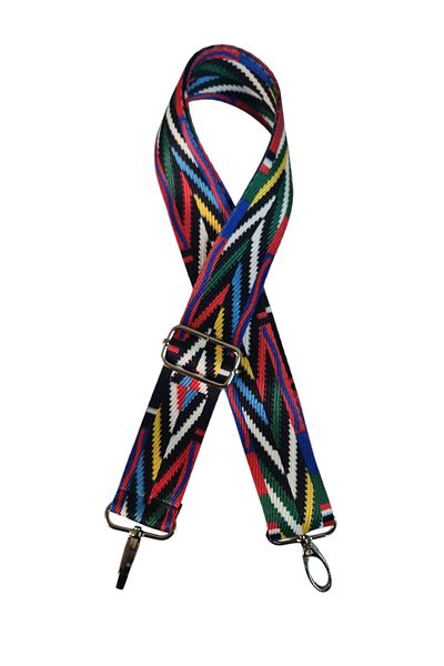 Gloria Polyester Bag with Retro Pattern Adjustable Column - 120 cm Phone Strap / Double Sided